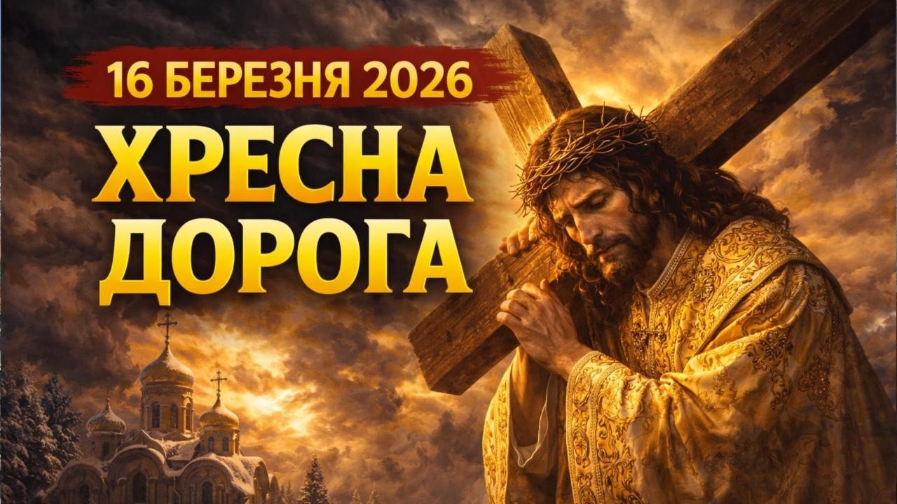 Хресна дорога 2026”, Великий піст, Страсті Христові, 16 березня, Україна