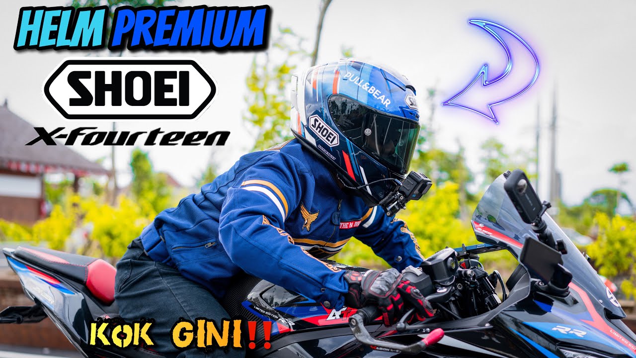ROAD REVIEW SHOEI X-14 REPAINT MOTIF ALEX MARQUES‼️ MURAH NYAMAN GANTENG🔥 #shoeihelmet #motovlog