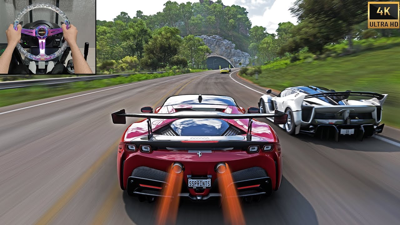 1400HP Ferrari SF90 Stradale VS Extreme Hypercars! | Forza Horizon 5 Steering Wheel