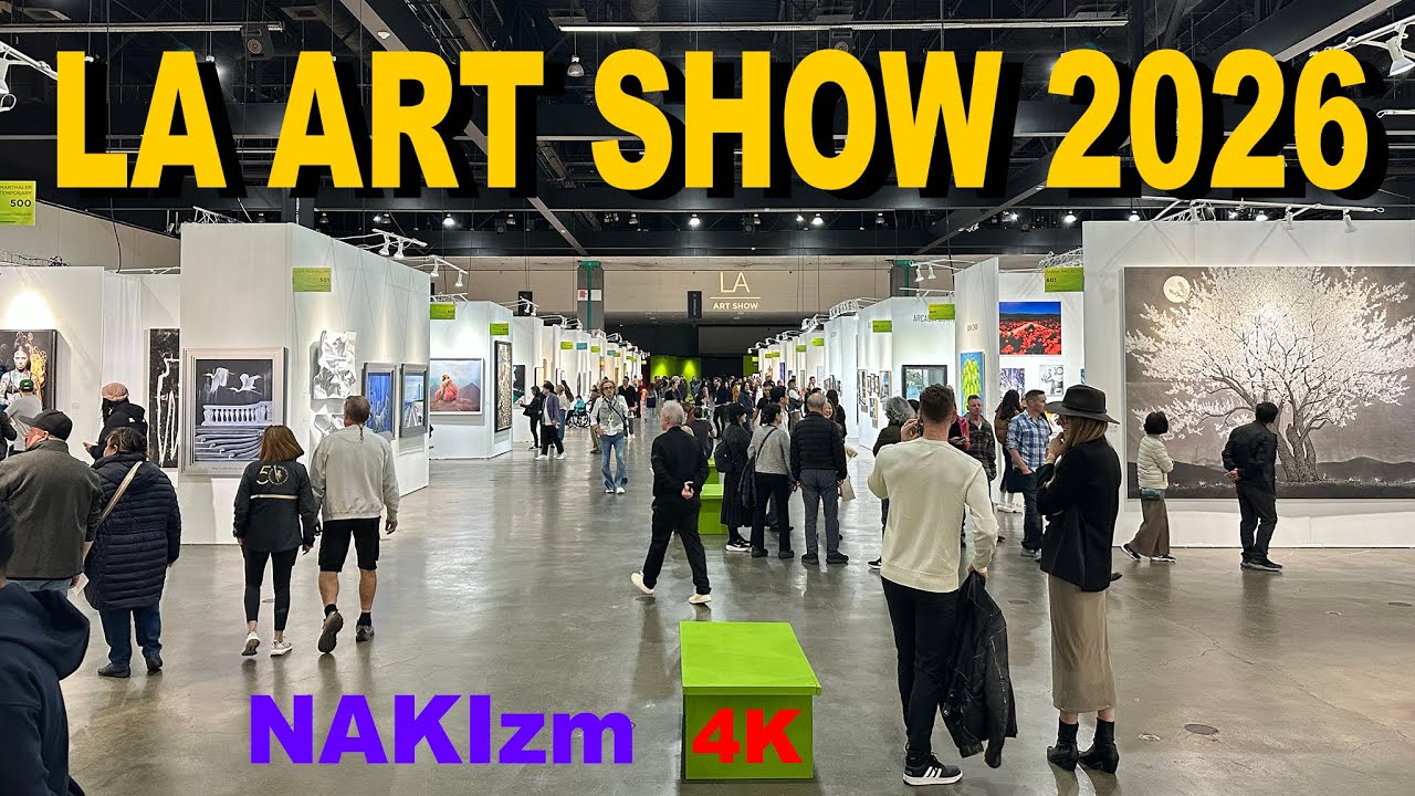 LA ART SHOW 2026 Walk Around POV 4K