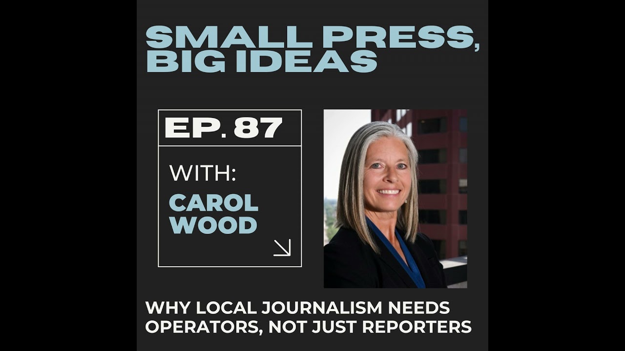 Why local journalism needs operators, not just reporters