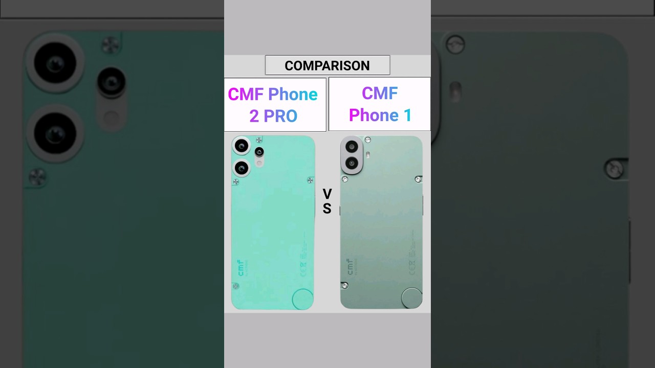 CMF Phone 2 Pro Vs CMF Phone 1 - By Nothing