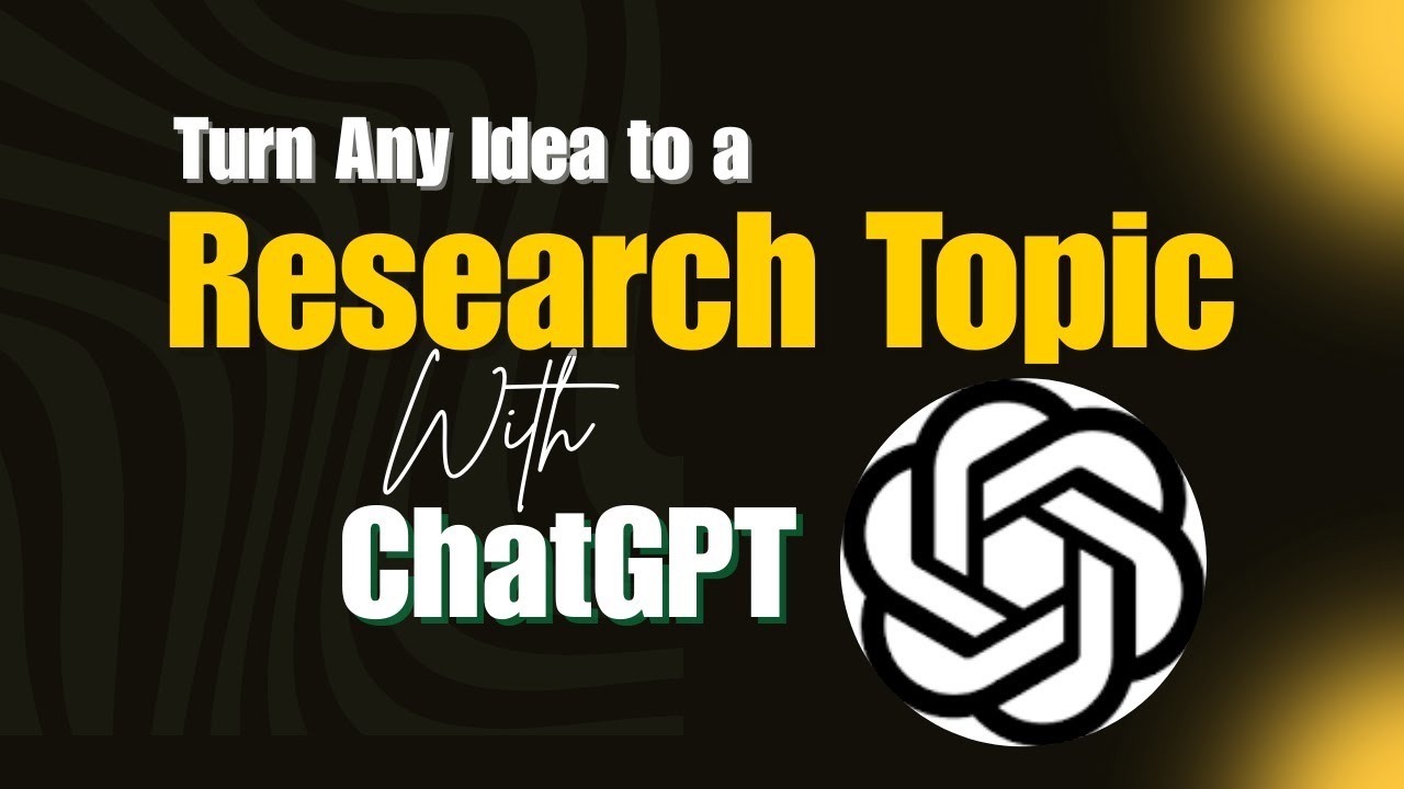 Turn any Idea to a Novel Research Topic with ChatGPT