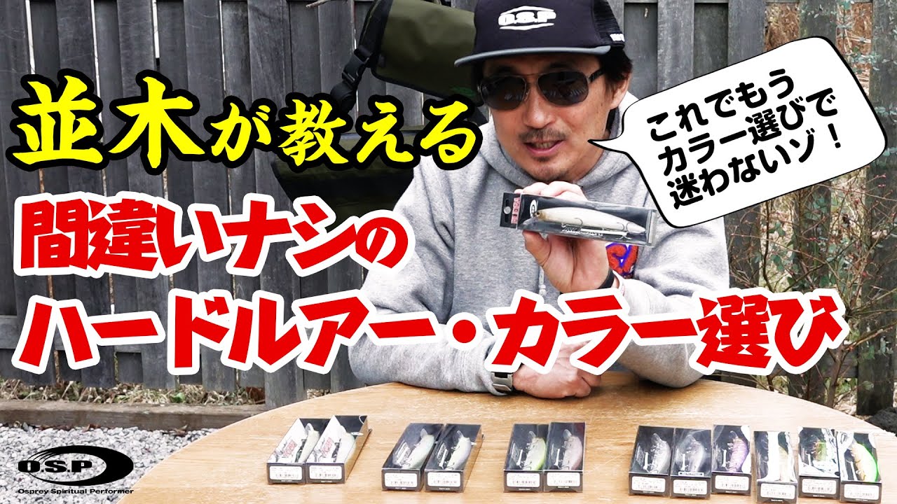 並木が教える 間違いナシのハードルアー・カラー選び
