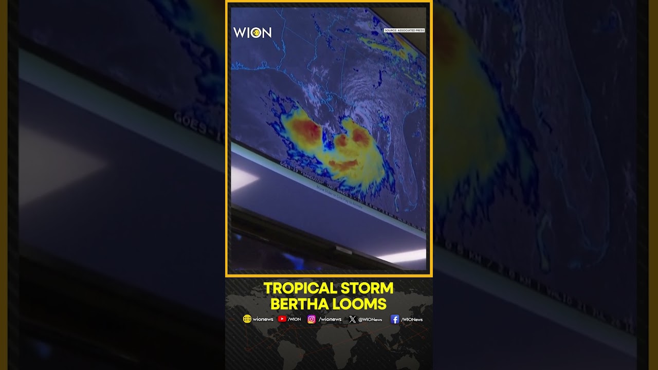 Tropical Storm Bertha Threatens Gulf Coast With Heavy Winds | WION Shorts