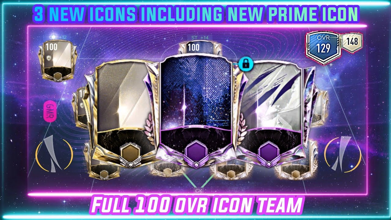 3 NEW ICONS ADDED INCLUDING PRIME ICON STRIKER | FULL 100 OVR ICON TEAM UPGRADE | FIFA MOBILE 21