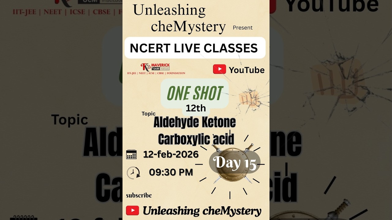 12th | ONE SHOT | Aldehyde Ketone and Carboxylic acid | NCERT