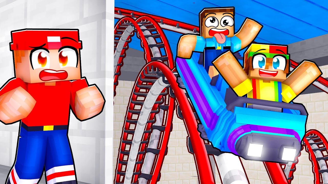I Built a SECRET ROLLER COASTER in my House!