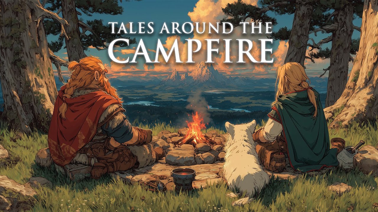 Tales Around the Campfire | Calm Fantasy Medieval Music for Focus & Inner Balance