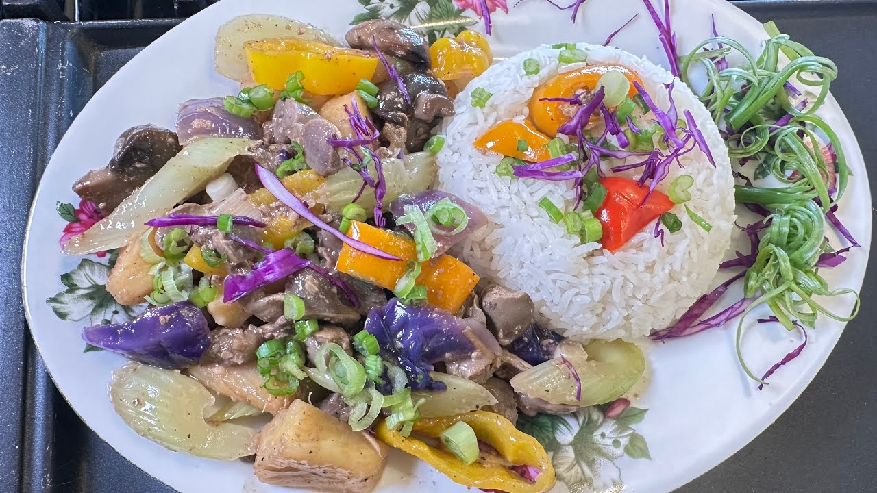 How to make delicious stir-fried chicken livers and gizzards, #stirfry,#khmerchef,#khmerfood, #food
