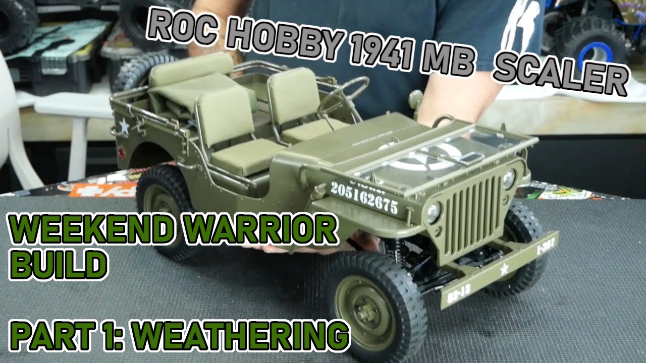 ROC HOOBY RC 1941 MB SCALER WEEKEND WARRIOR BUILD: PART 1: Weathering