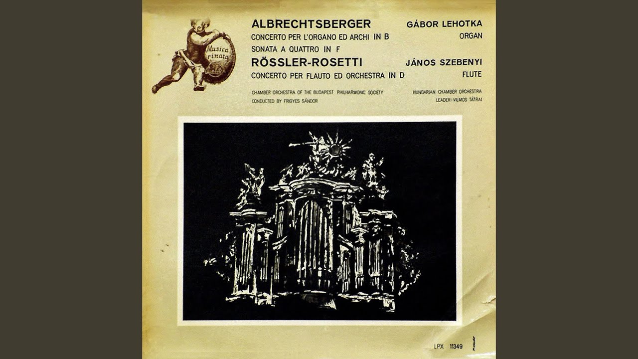 Concerto per Flauto ad Orchestra in D II. Adagio