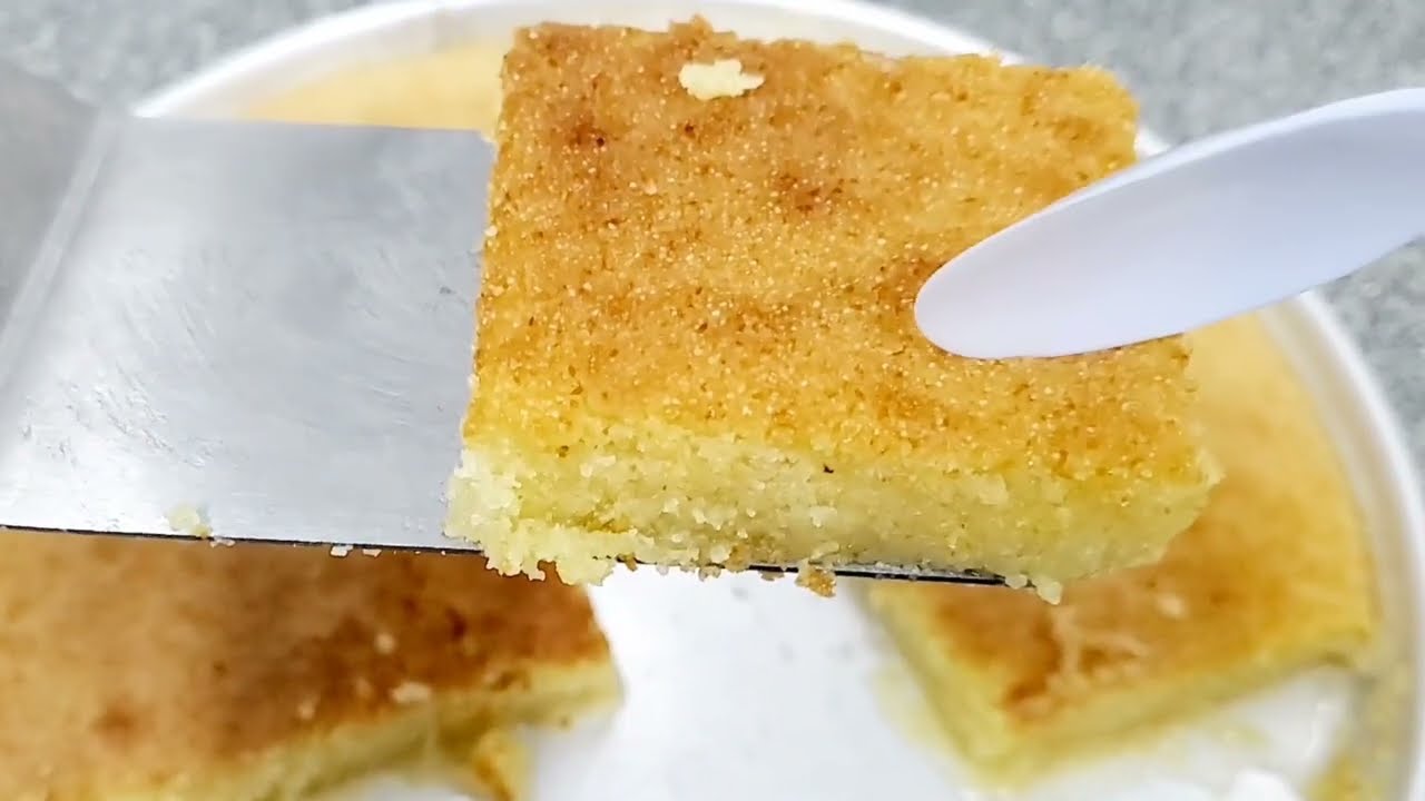 البسبوسة اليمنية الاصلية [[بسبوسة الطيبيين بمكونات اقتصادية شيف هاني/Chef hani