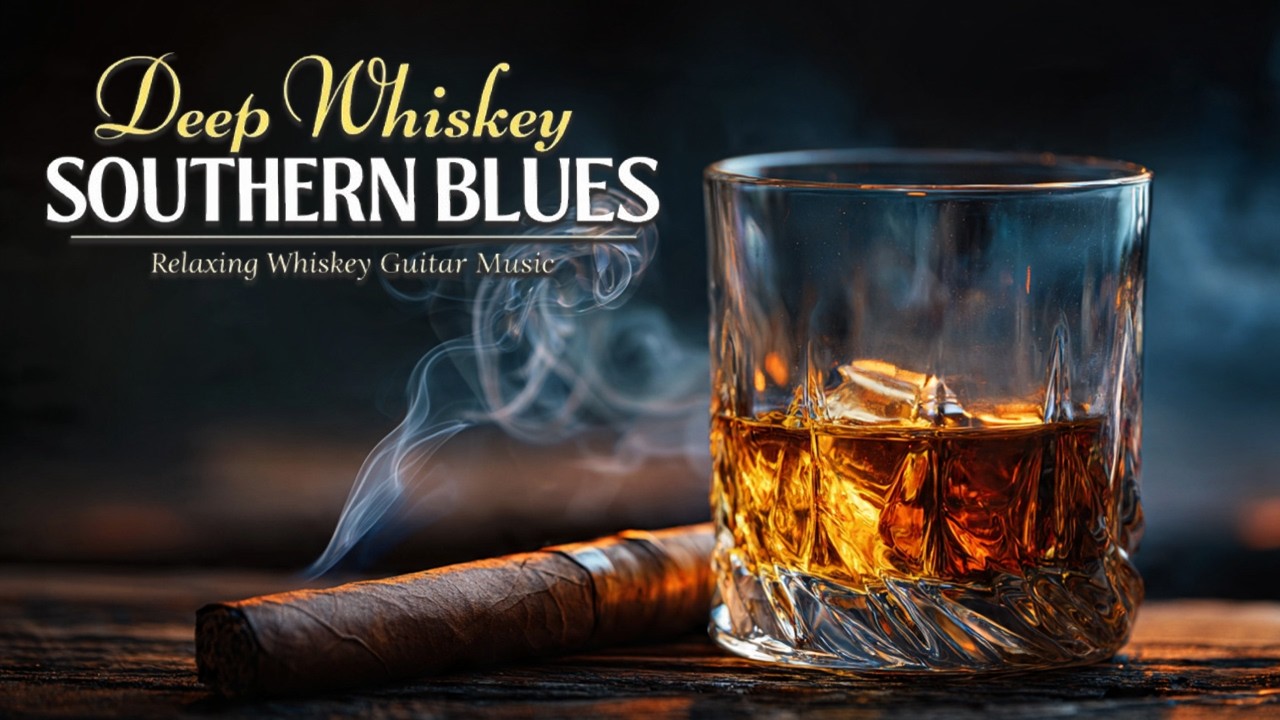 Warm Whiskey Jazz Lounge – Smooth Blues Instrumental for Study, Chill and Peaceful Night Atmosphere