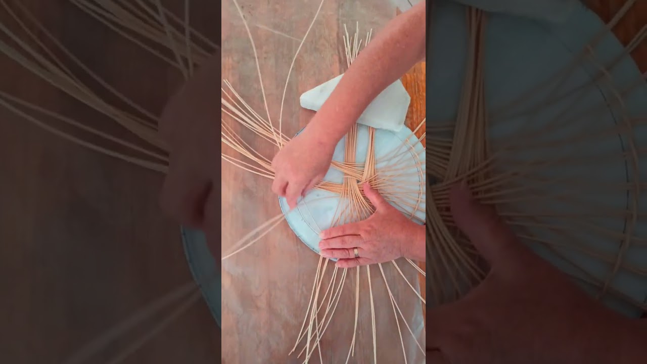 rattan'la cam tepsi