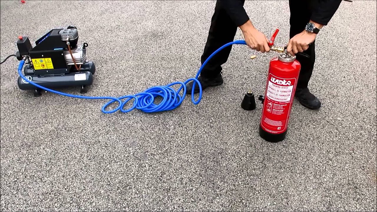 Extintor para formaci&oacute;n tipo CO₂