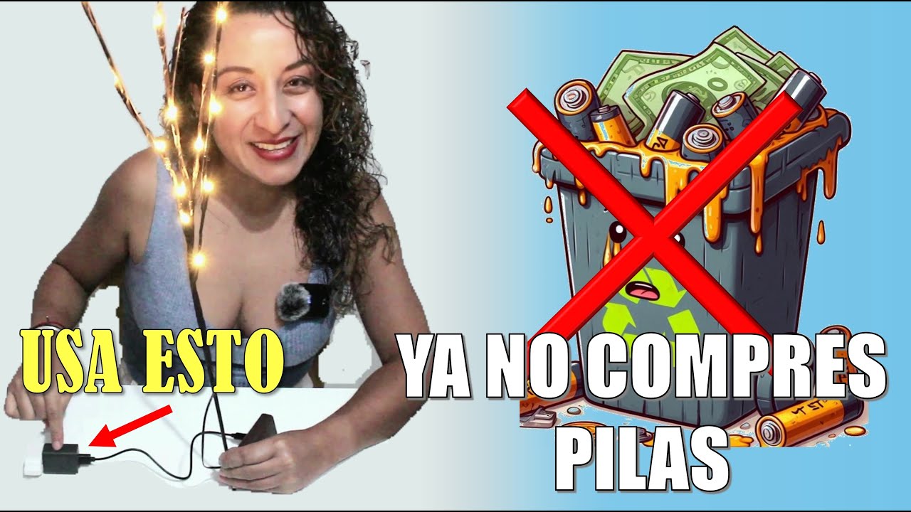 Convierte tus Dispositivos de 1 y 2 Pilas a USB y deja de tirar el dinero a la basura.