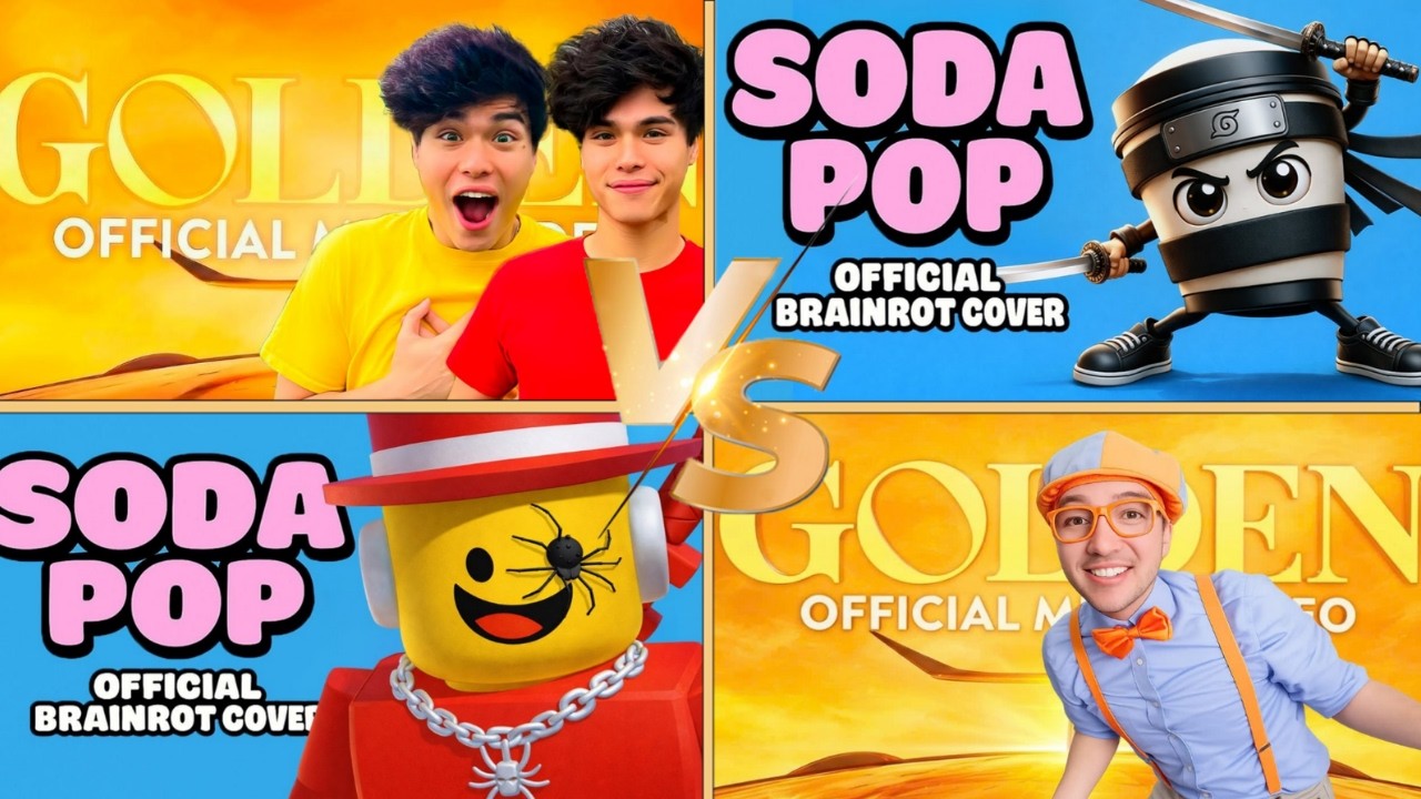 Nicky Champa  & Pierre Boo  vs Capuchina Asasino vs Roblox vs Blippi  |SODA POP vs GOLDEN  Battle 🔥⚡