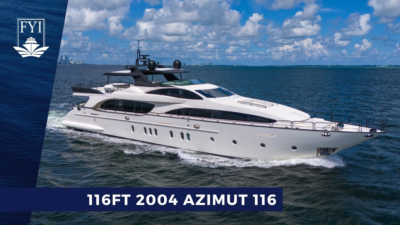 SUPERYACHT WALKTHROUGH |  116ft 2004 Azimut 116