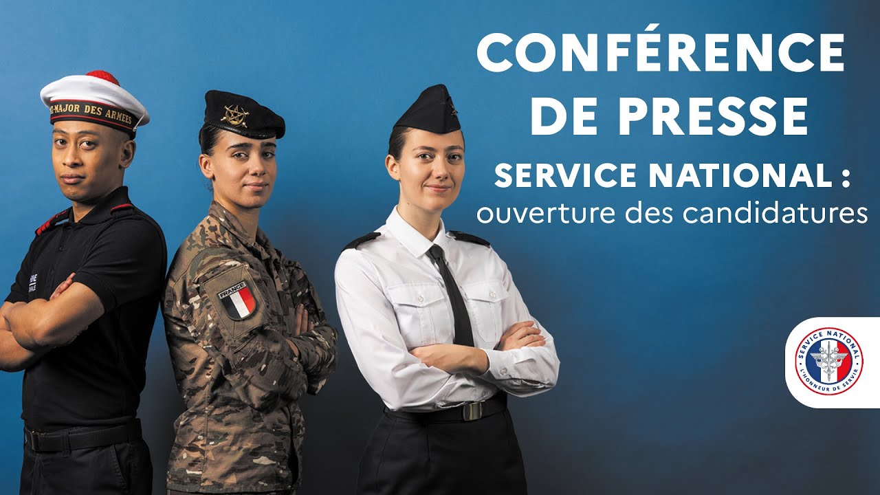 Conférence de presse – ouverture des candidatures du service national | 12 janvier 2026