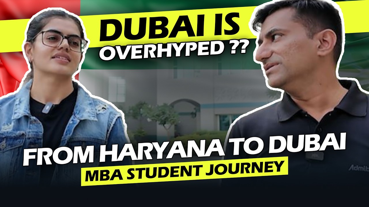 Why She Chose Dubai Over UK, US, Canada | Honest Indian Student Review