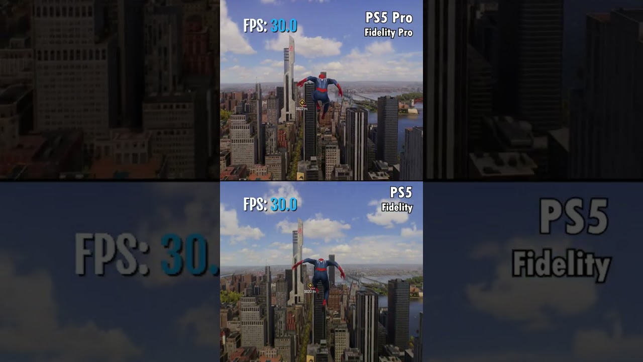 PS5 vs. PS5 Pro | Marvel's Spider-Man 2 Comparison #ps4pro #spiderman2