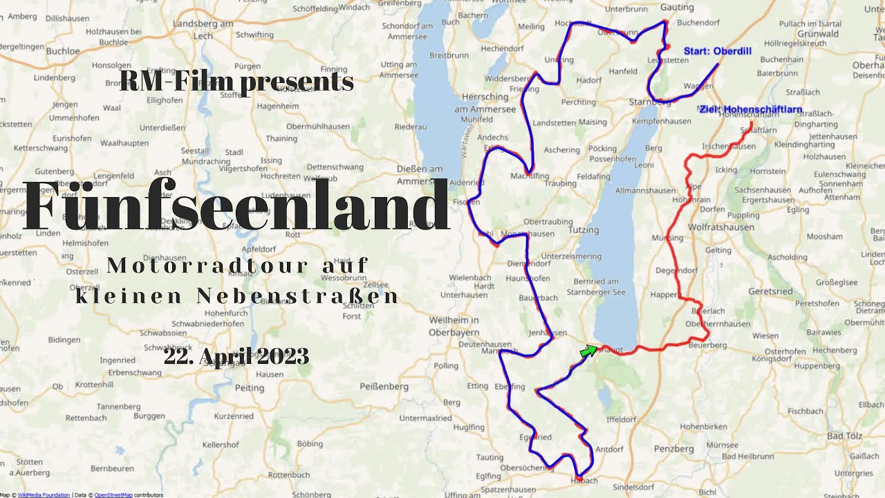 2023 04 22 Fünfseenland Nebenstraßen