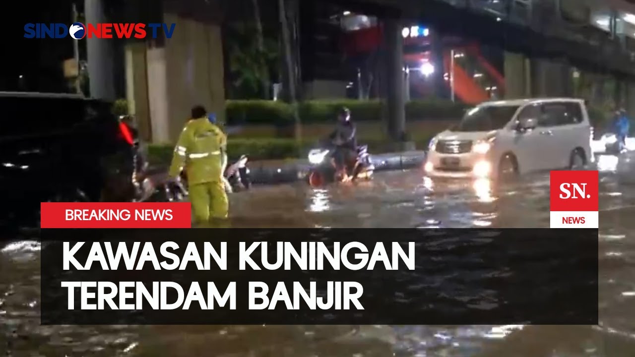 Kawasan Kuningan Terendam Banjir, Ketinggian Air Capai Setengah Meter | Breaking News