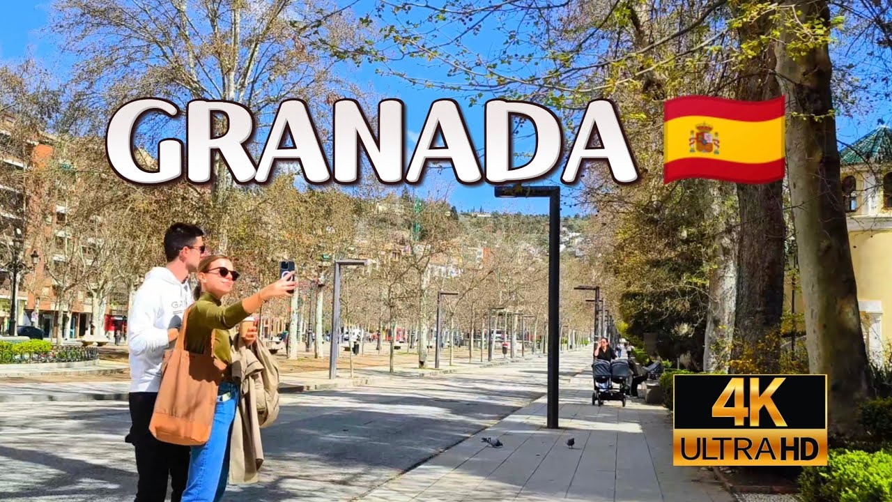 🔥 Paso a paso visita Centro de GRANADA, España 🇪🇸 4K