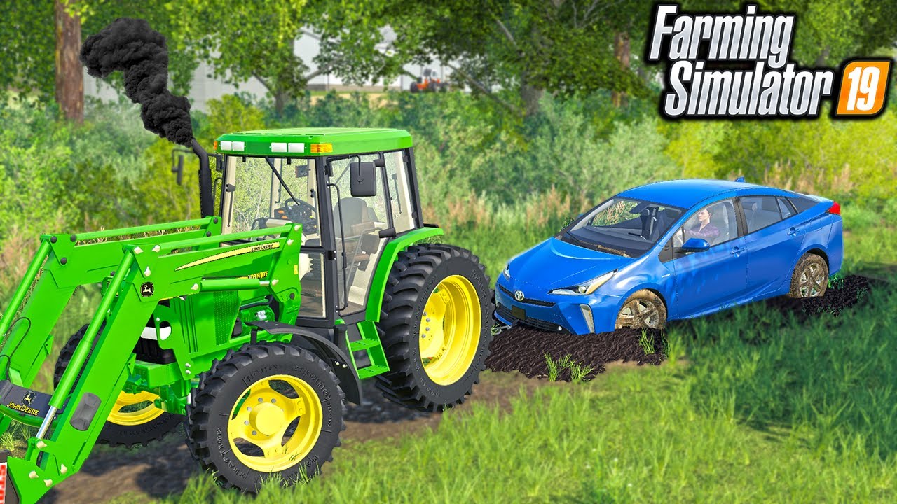 KAREN GETS HER CAR STUCK ON FARMERS PROPERTY! | (ROLEPLAY) FARMING SIMULATOR 2019