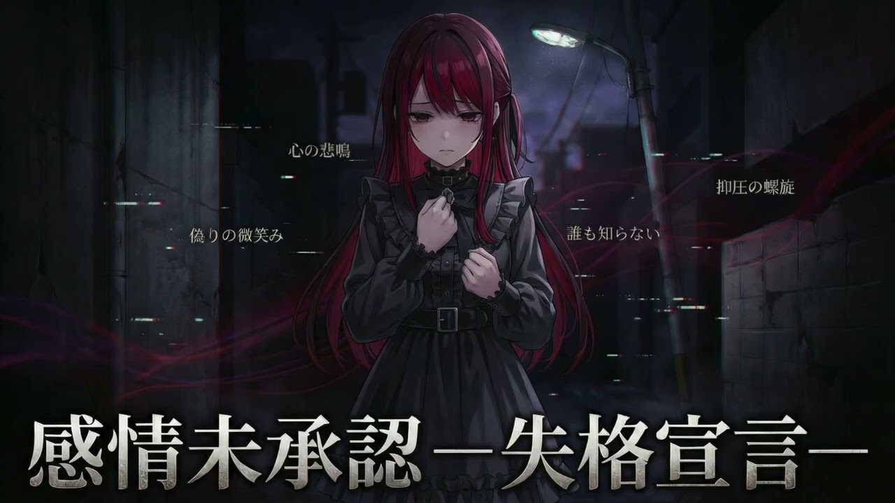 感情未承認 ― 失格宣言 ― / 未承認。