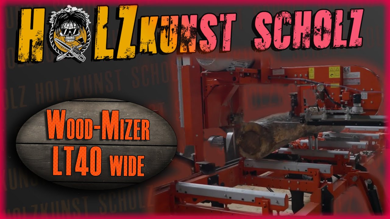 Wood-Mizer LT40 WIDE | unser neues Sägewerk