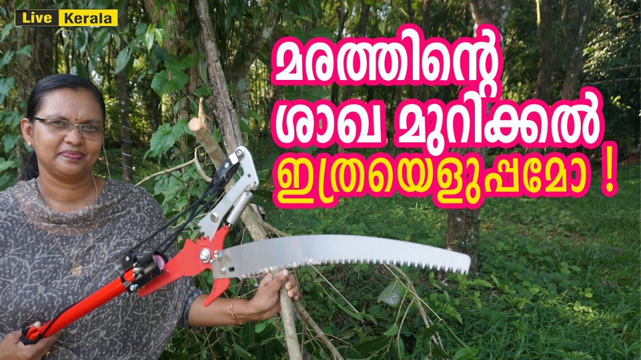 മരക്കൊമ്പ് മുറിക്കാൻ ഇത്ര എളുപ്പമോ / Bypass Tree Pruner - For more details call: 9544686420