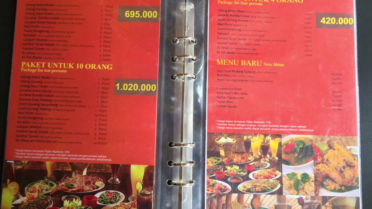 Daftar Harga Menu Makanan Gubug Makan Mang Engking Surabaya