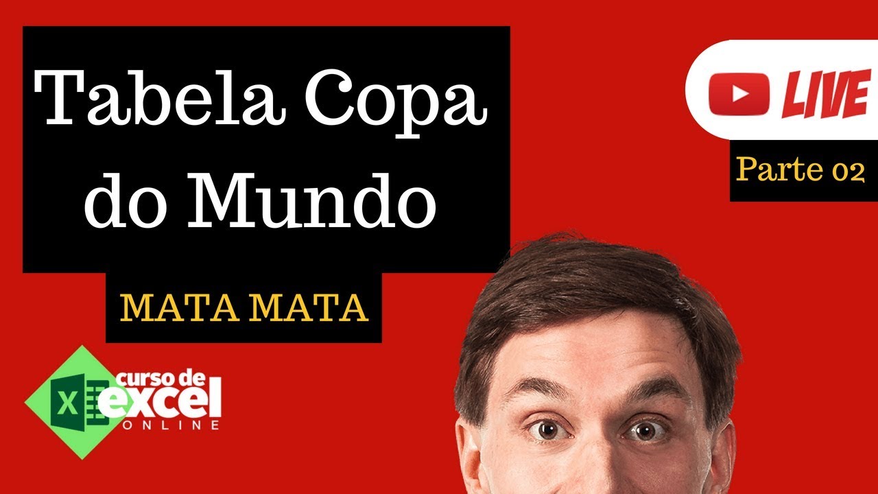 TABELA COPA DO MUNDO 2018 NO EXCEL - FASE MATA MATA [PARTE 2]