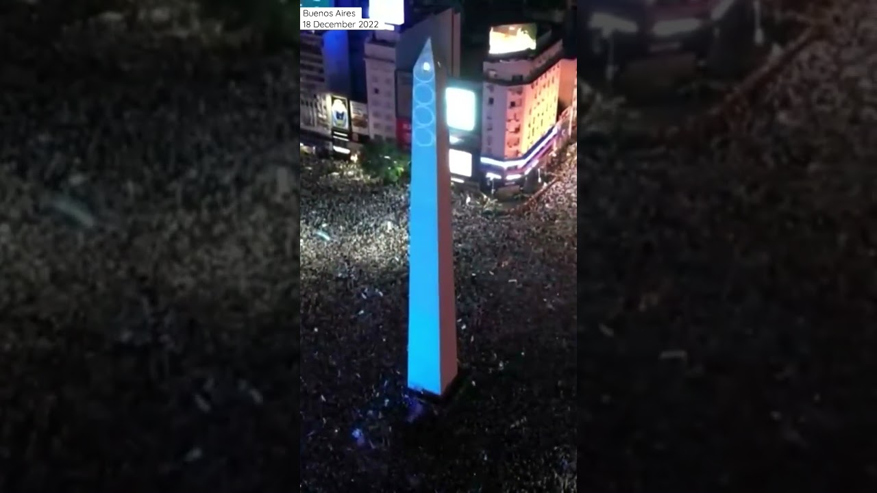 Ecstatic Argentina fans celebrate WC victory overnight in Buenos Aires