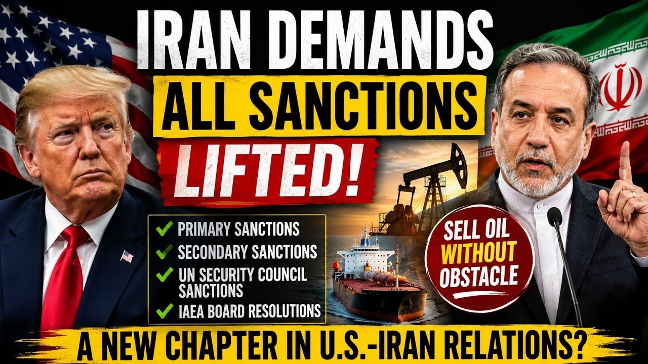 IRAN DEMANDS ALL SANCTIONS REMOVED! Is a Historic US-Iran Deal About to Change the World?