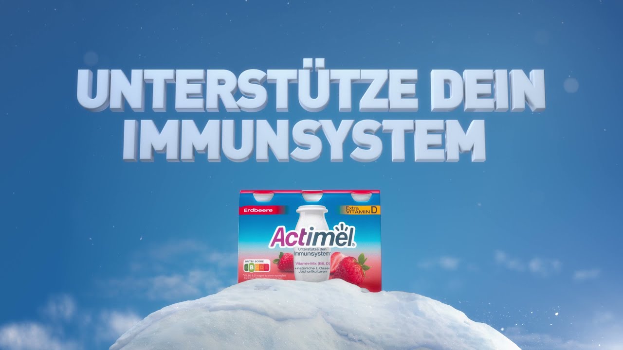 ACTIMEL - Unterst&uuml;tze dein Immunsystem - mit extra Vitamin D!