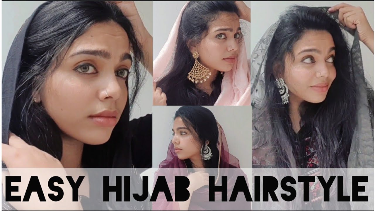 Hijab Hair Style # Party Easy Hair Look