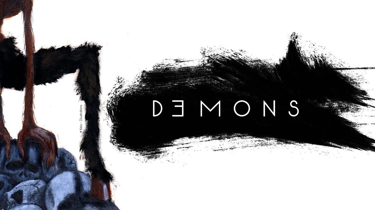 Come Illustrare a Tecnica mista (Acrilico e grafite): D E M O N S