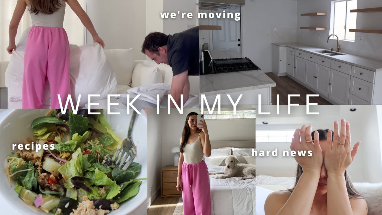 PRODUCTIVE WEEK: we're moving!!!!! weekly workouts, cooking at home, my mom visits & some hard news