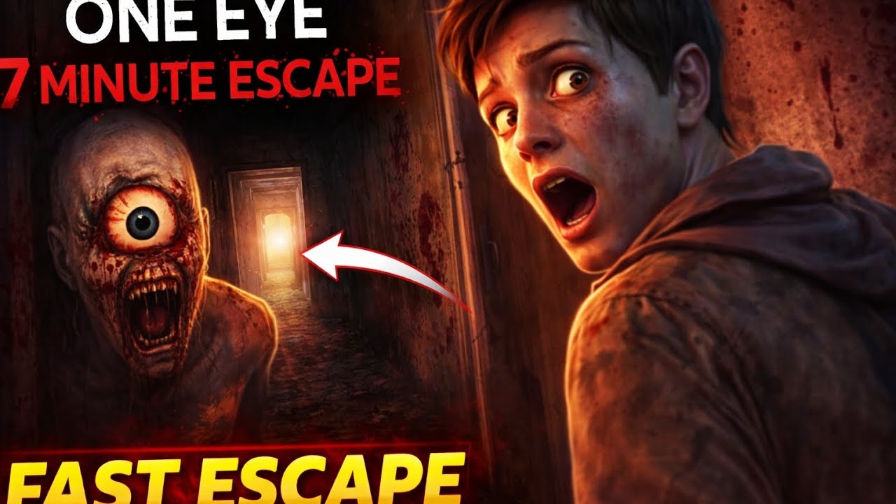 One Eye Horror Game 😱 | 7 Minutes Fast Escape | Hindi Gameplay