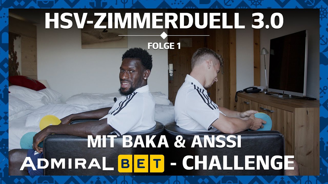HSV-ZIMMERDUELL 3.0 | Folge 1 mit Bakery Jatta und Anssi Suhonen | AdmiralBET-Challenge