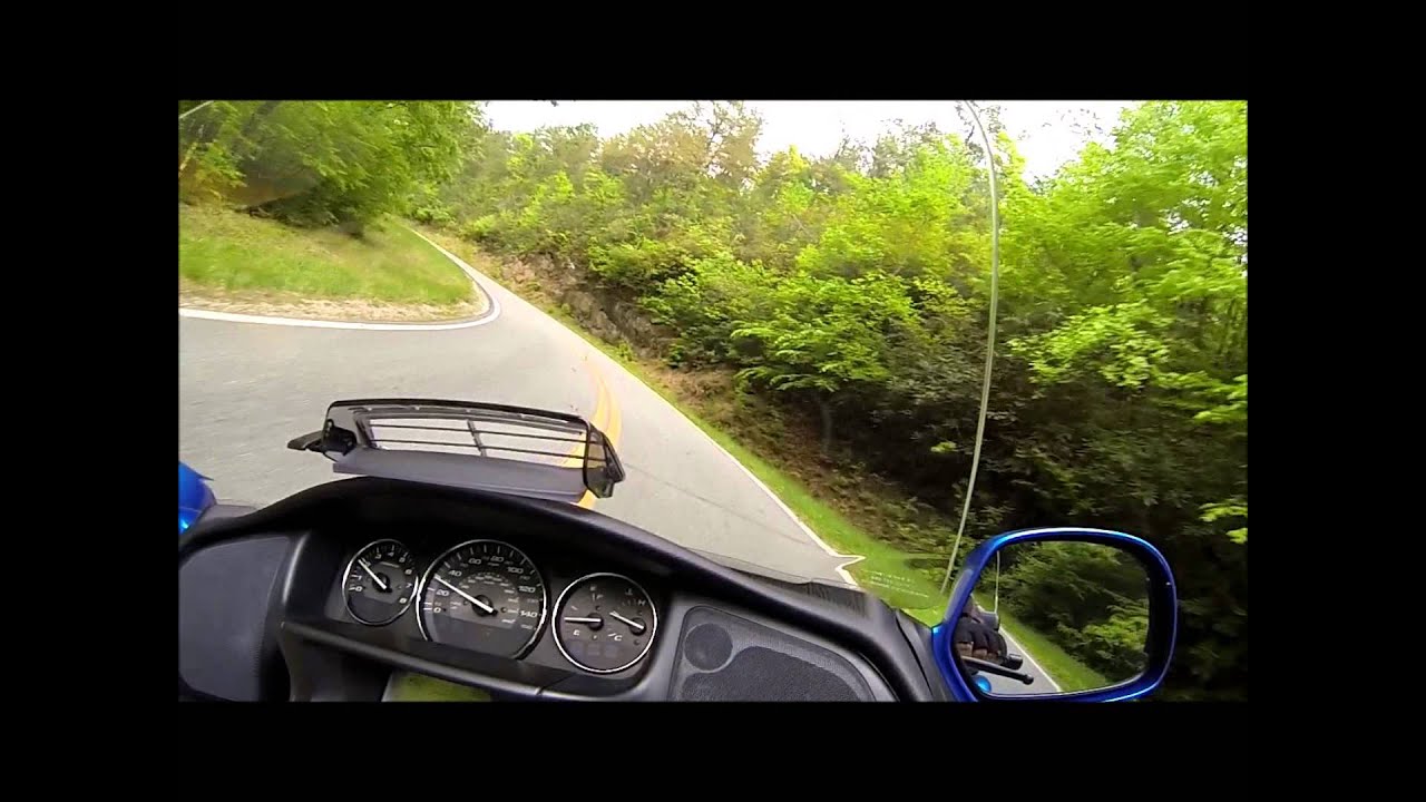 2012 Honda Goldwing GL1800 on The Devils Whip   Hwy 80 in N.C.,  The Wingman