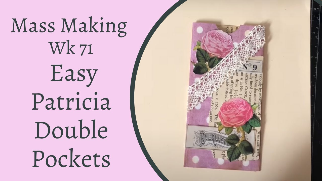 Mass Making - Patricia Viramontes Easy Double Pocket  - Tina’s Weekly Workshop 71