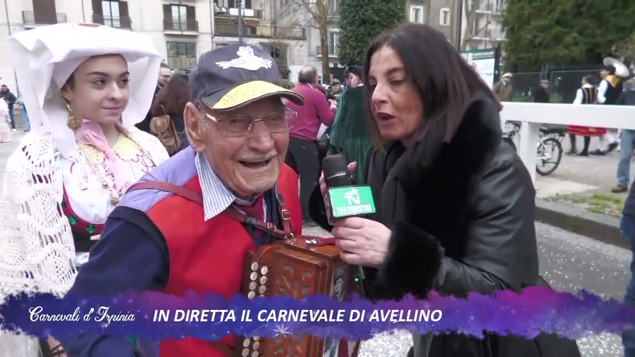 Nonno Liberatore a 96 anni illumina i carnevali d'Irpinia: