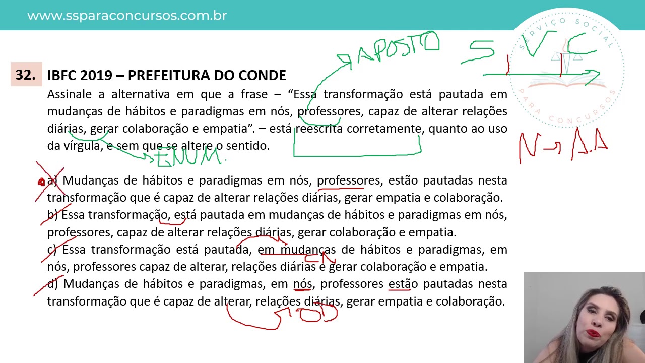 Língua Portuguesa | Questões comentadas IBFC