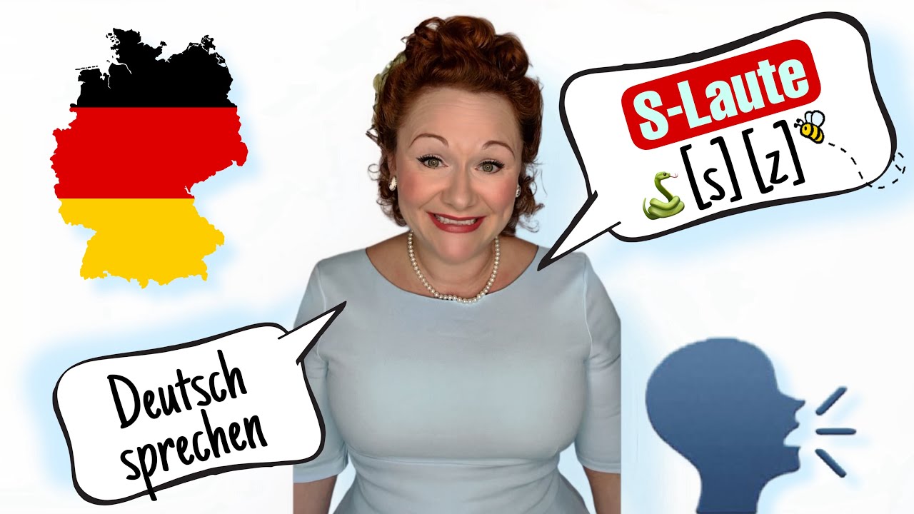 S-Laute. Deutsche Aussprache. Flüssig und natürlich Deutsch sprechen. German pronunciation.