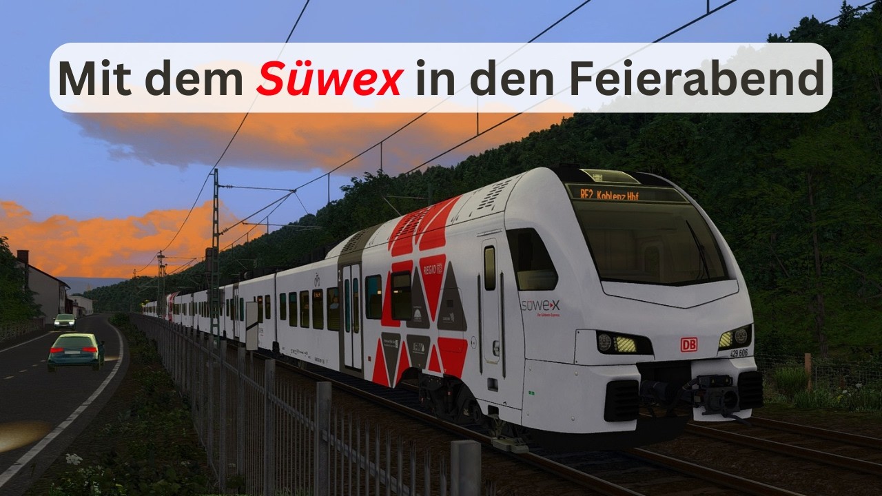 Mit dem Süwex in den Feierabend | Train Simulator