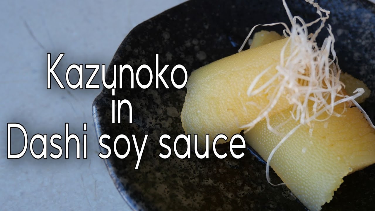 Kazunoko in Dashi soy sauce